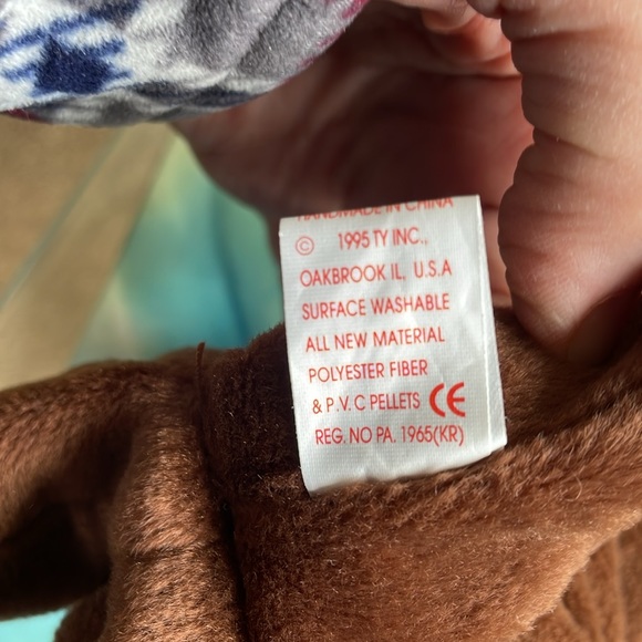 Seaweed Beanie Baby- TY Seaweed the Otter - Rare tag errors!! Vintage 1995/1996 - Picture 10 of 13